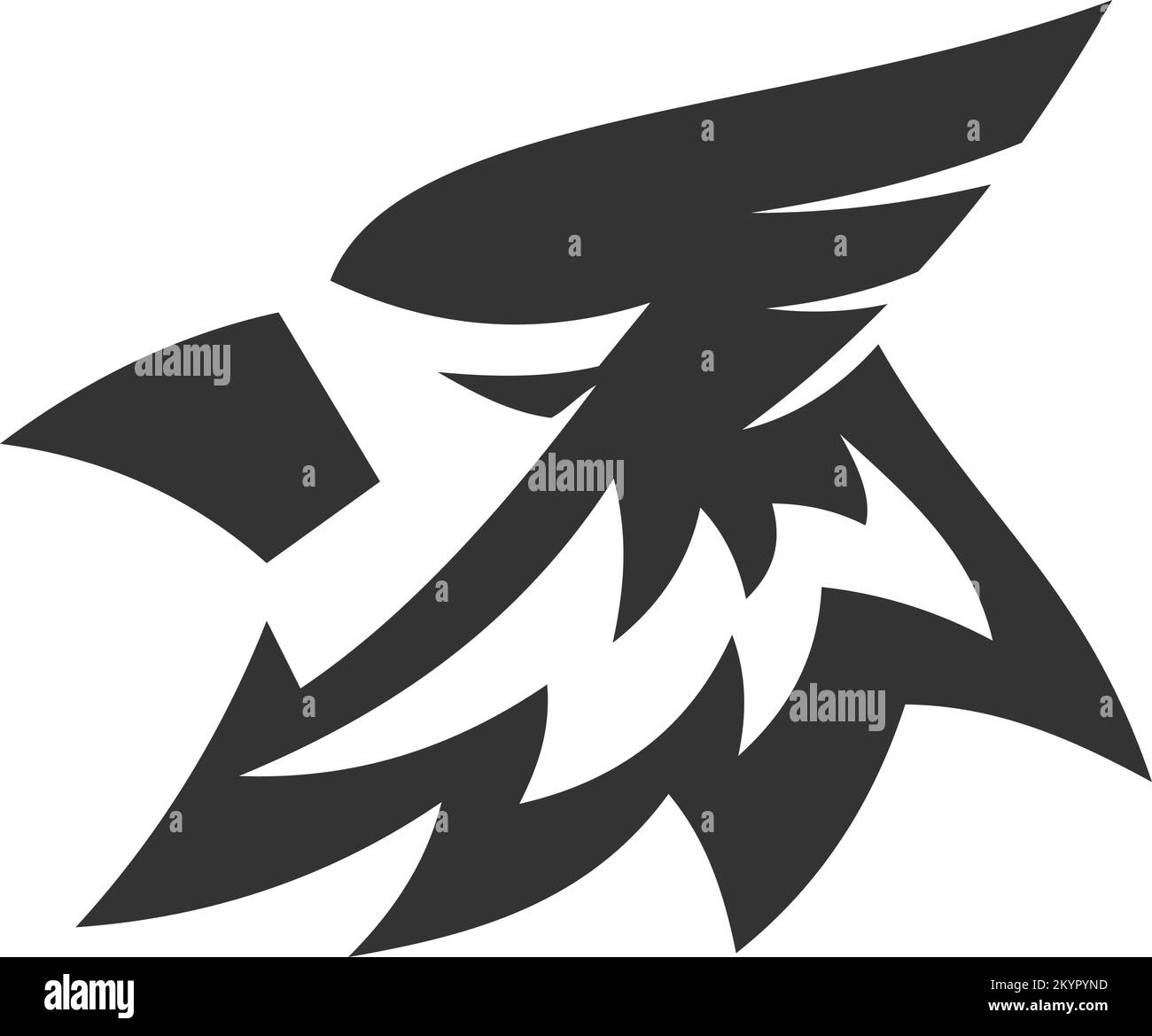 icona modello logo cardinal Bird Illustrazione identità del marchio Illustrazione Vettoriale