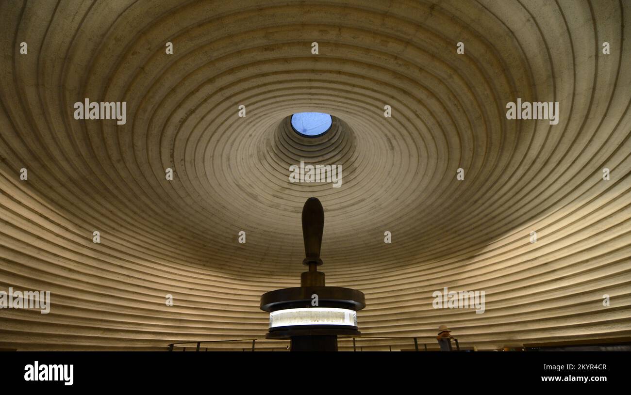 L'interno del museo del Santuario del Libro a Gerusalemme, Israele. Foto Stock