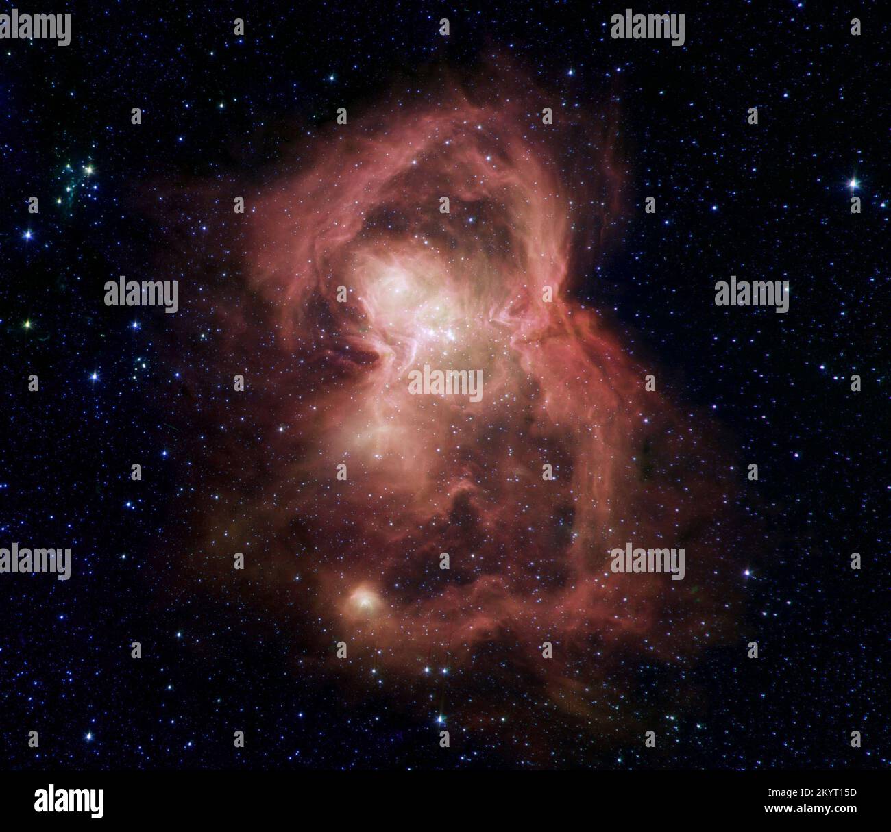 La Nebula Butterfly W40. Elementi di questa immagine sono stati forniti dalla NASA. Foto Stock