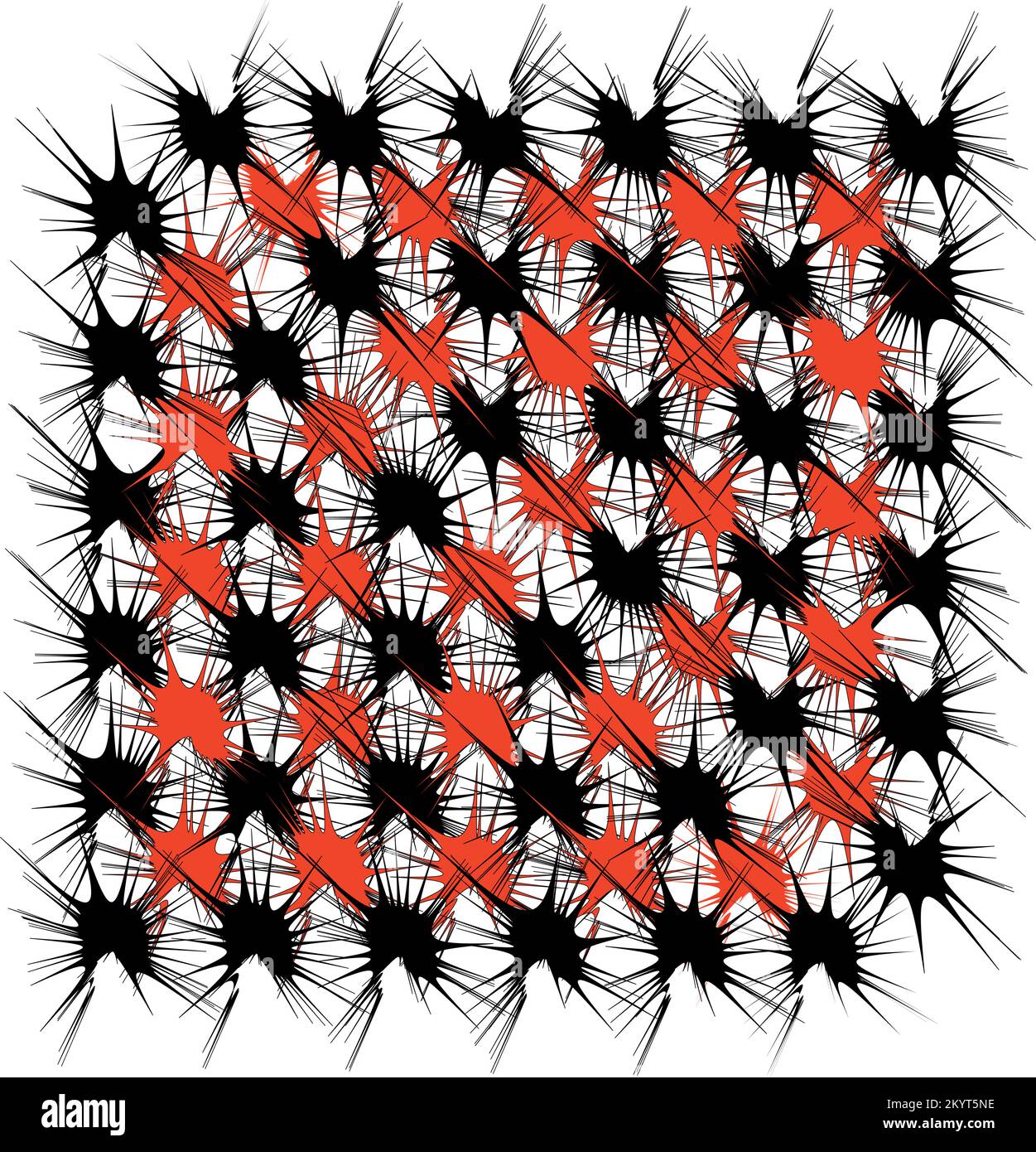 Riquadro astratto vettore. Elementi di design semplici e grafici. Per carta da parati, striscioni, sfondi, tessuti o arazzi . Illustrazione Vettoriale