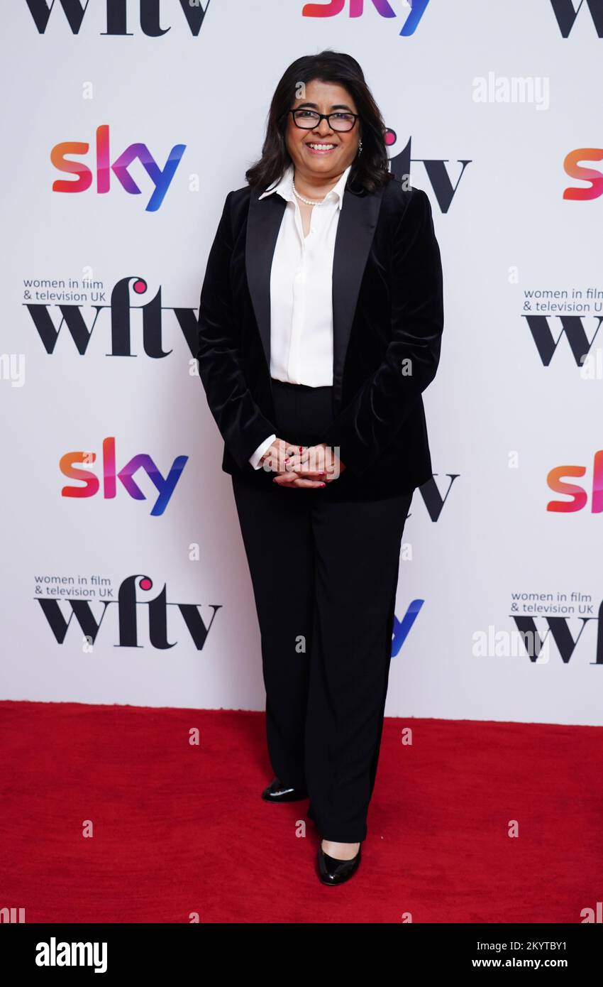 Nainita Desai partecipa ai The Women in Film and TV Awards al London Hilton Park Lane, nel centro di Londra. Data immagine: Venerdì 2 dicembre 2022. Foto Stock