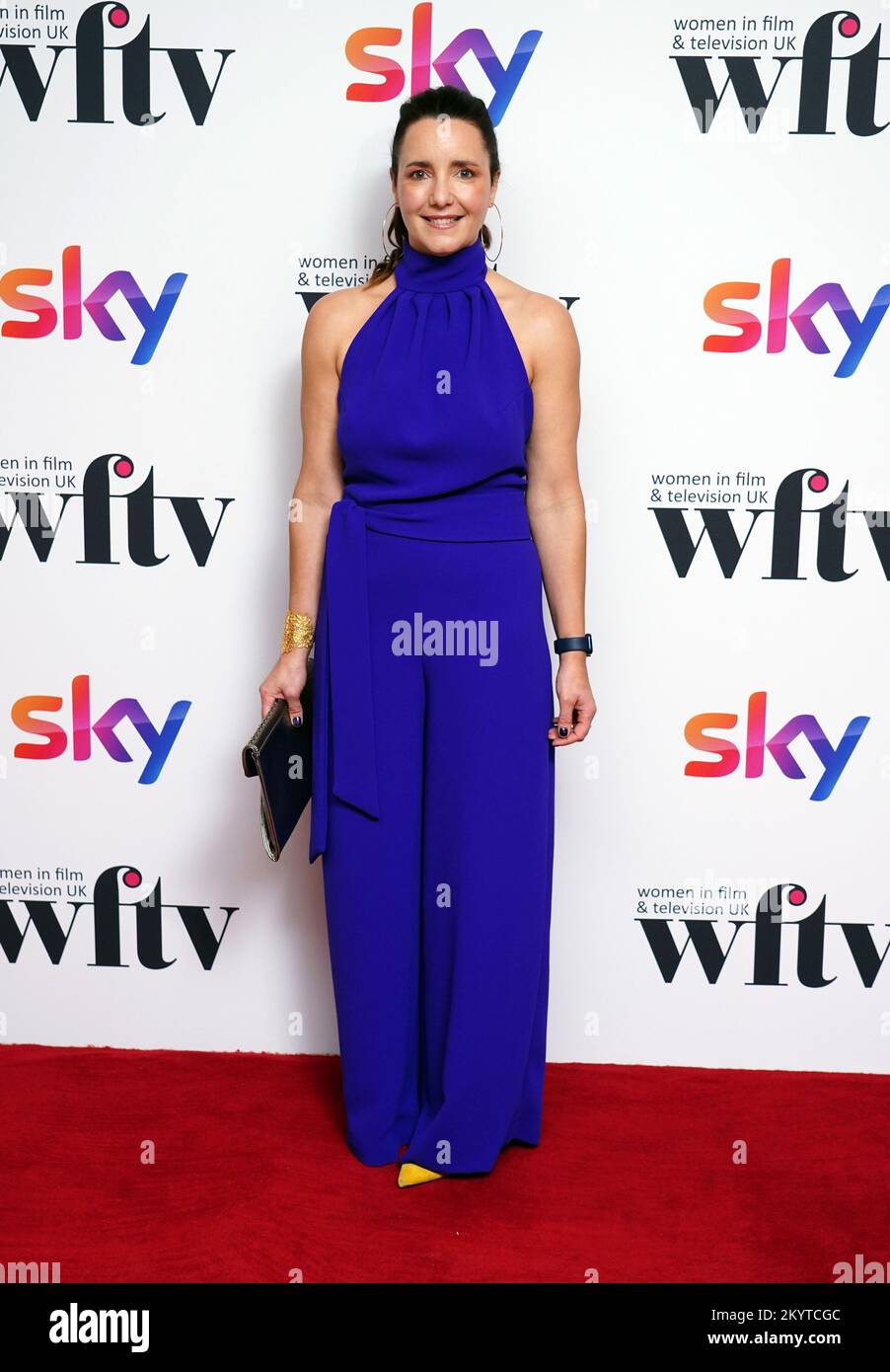 Claire Newton partecipa ai The Women in Film and TV Awards al London Hilton Park Lane, nel centro di Londra. Data immagine: Venerdì 2 dicembre 2022. Foto Stock