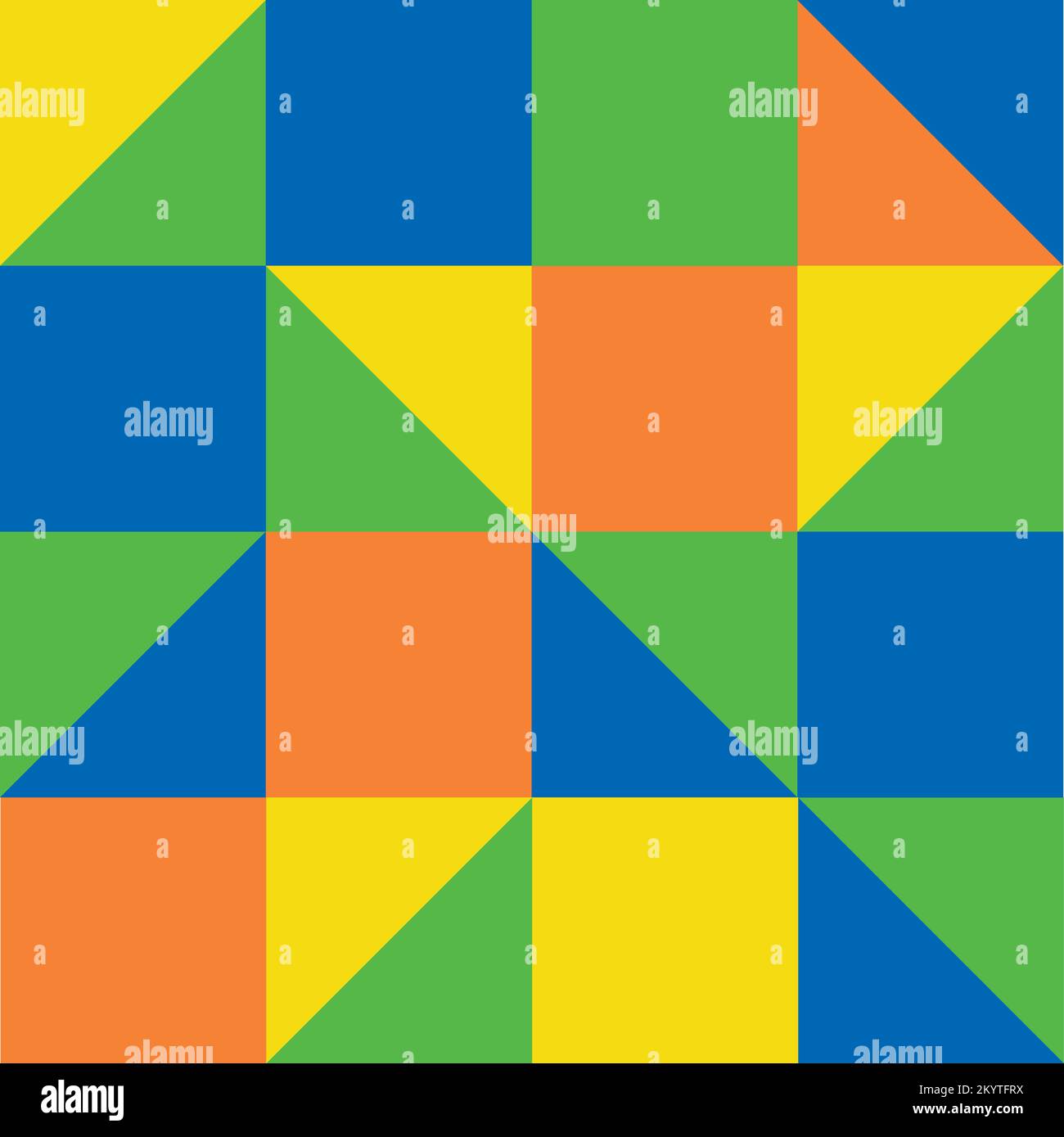 Ripetizione quadrata multicolore geometrica Illustrazione Vettoriale Ripetizione quadrata multicolore geometrica Illustrazione Vettoriale