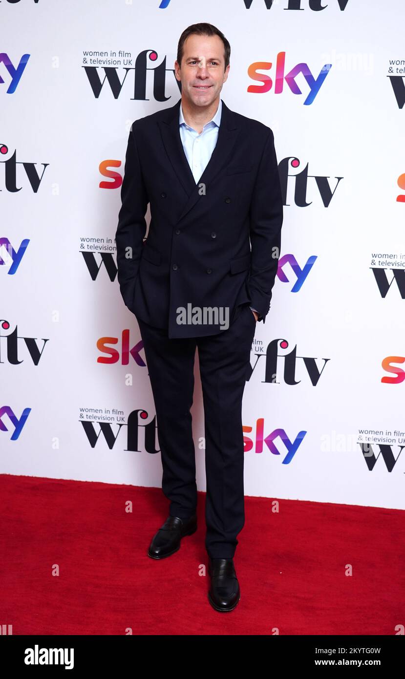 Greg Rusedski partecipa al Women in Film and TV Awards al London Hilton Park Lane, nel centro di Londra. Data immagine: Venerdì 2 dicembre 2022. Foto Stock