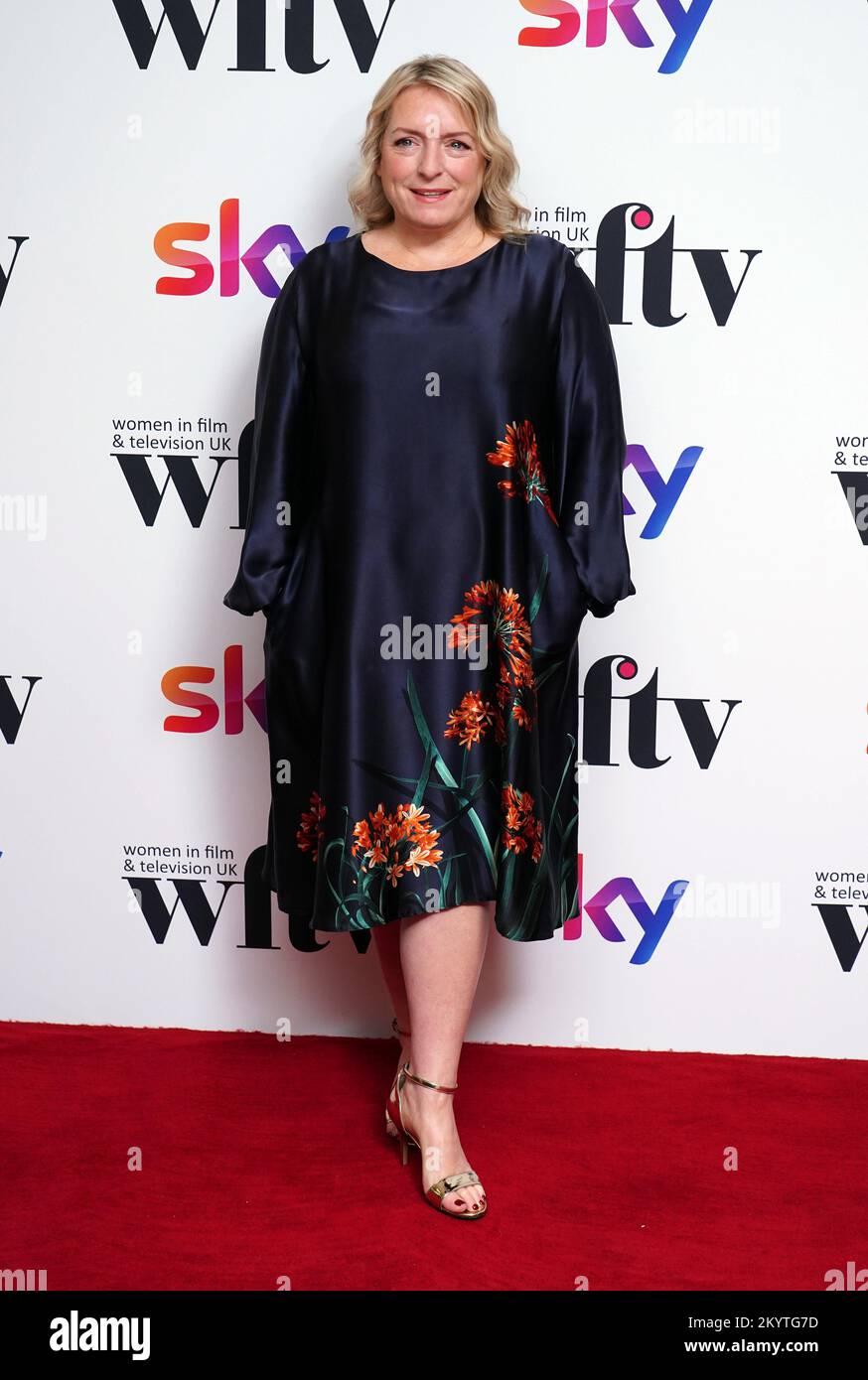 Claire Rushbrook partecipa ai Women in Film and TV Awards al London Hilton Park Lane, nel centro di Londra. Data immagine: Venerdì 2 dicembre 2022. Foto Stock
