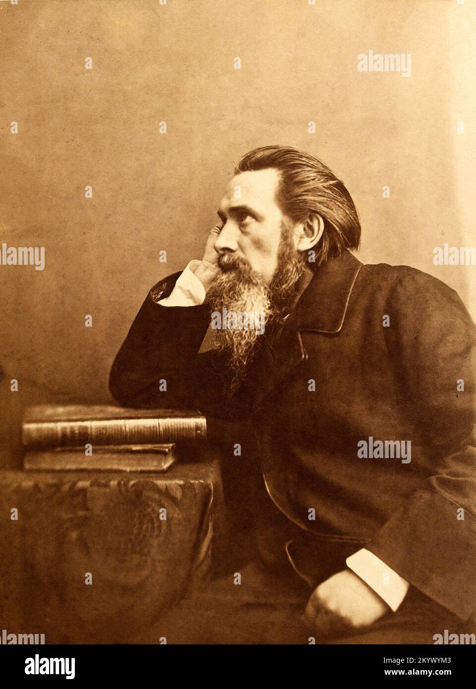 George Julian Harney (Londra, 17 febbraio 1817 – Londra, 9 dicembre 1897) è stato un . Fu anche associato al marxismo, al socialismo e al suffragio universale. Foto Stock