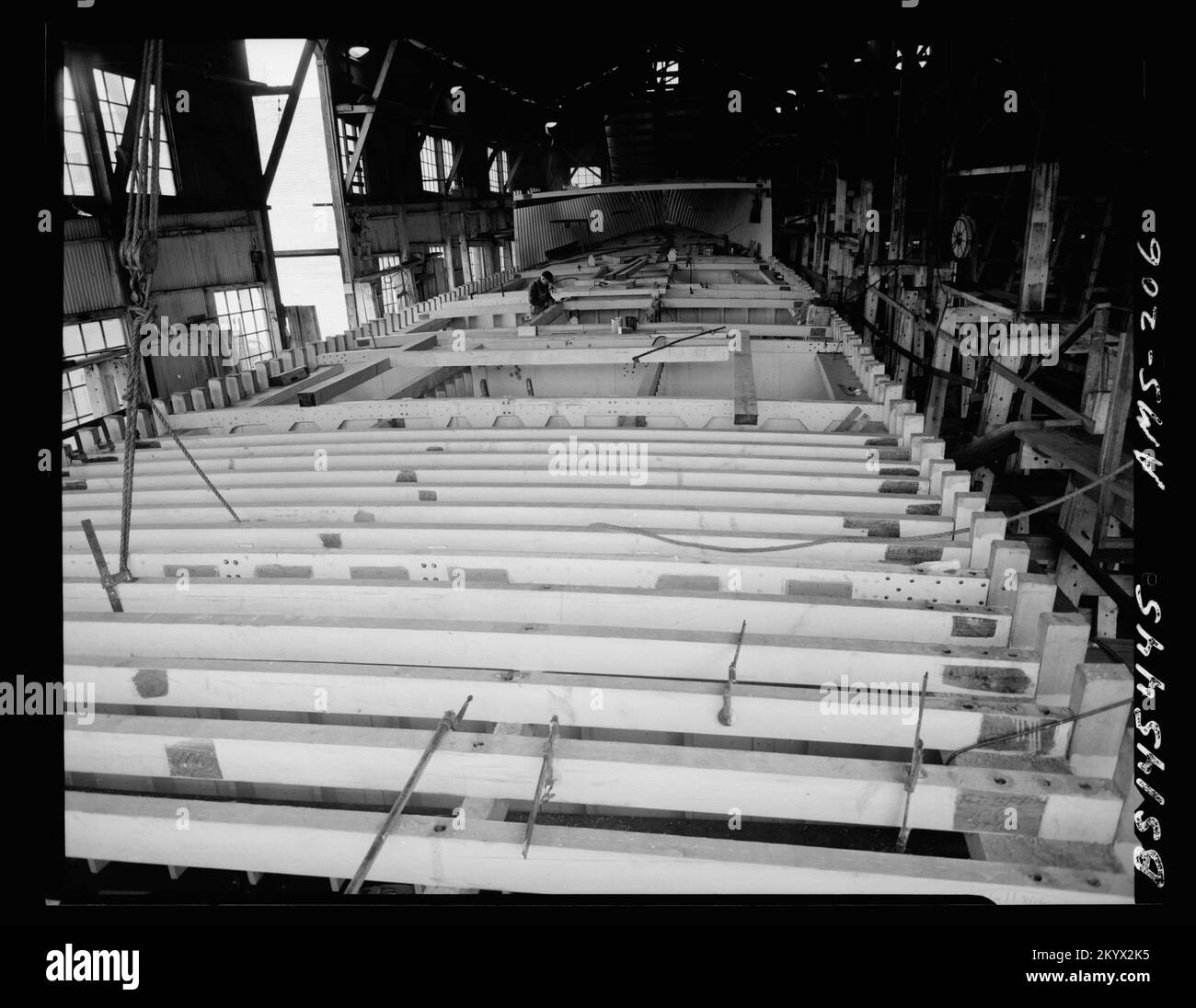 AMS-203 , navi, Navali, Barche, Storia Navale, Navy Foto Stock