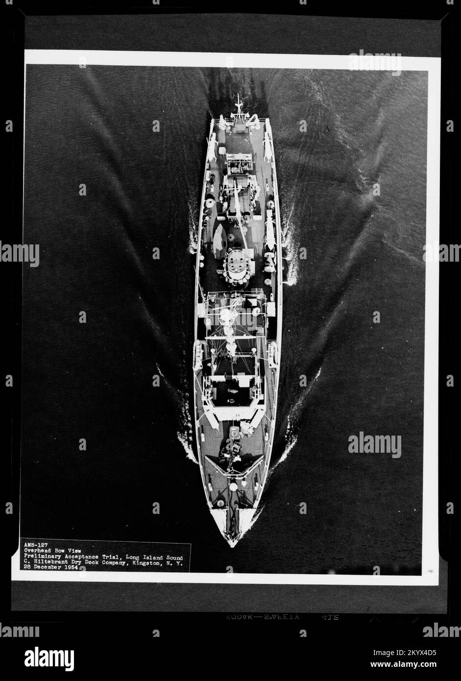 AMS-127 , navi, Navali, Barche, Storia Navale, Navy Foto Stock