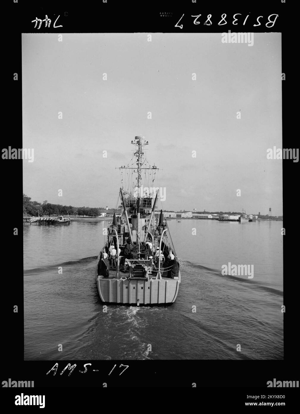 AMS-17 Hank , navi, Navali, Barche, Storia Navale, Navy Foto Stock
