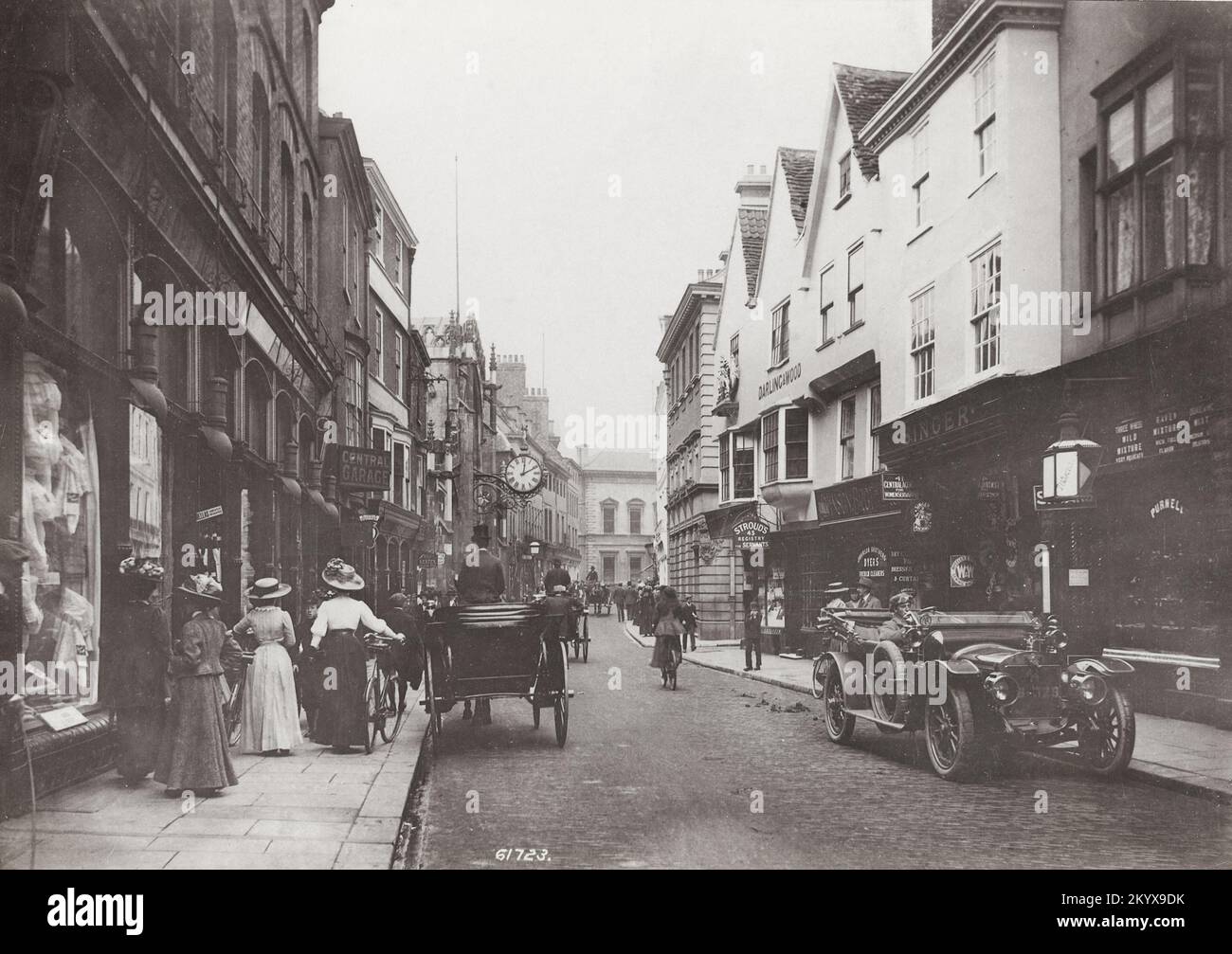 Fotografia vintage - 1909 - Coney Street, York, Yorkshire Foto Stock