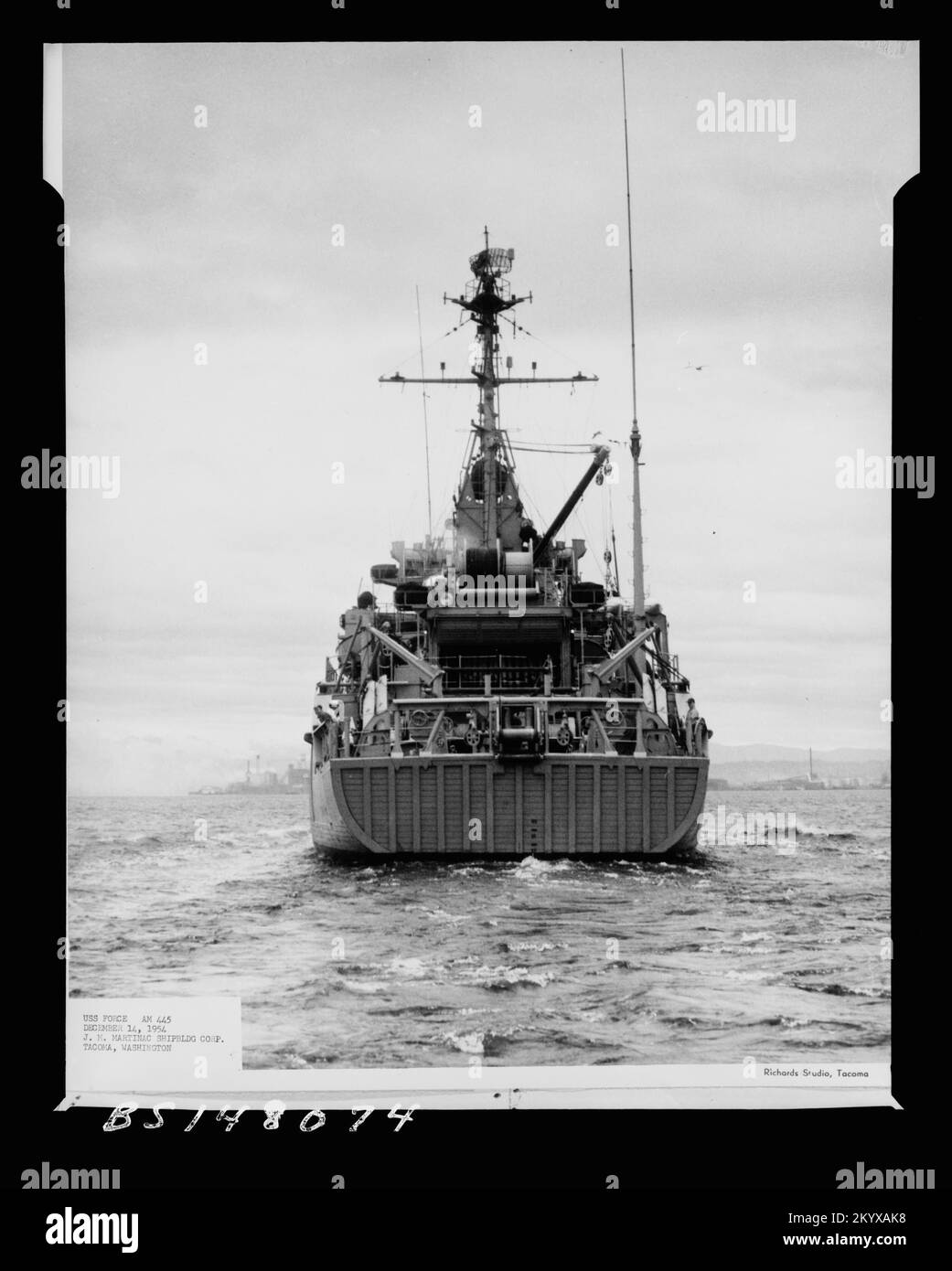 AM-445 Force , navi, Navali, Barche, Storia Navale, Navy Foto Stock