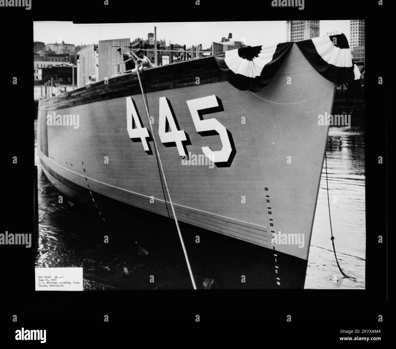 AM-445 Force , navi, Navali, Barche, Storia Navale, Navy Foto Stock