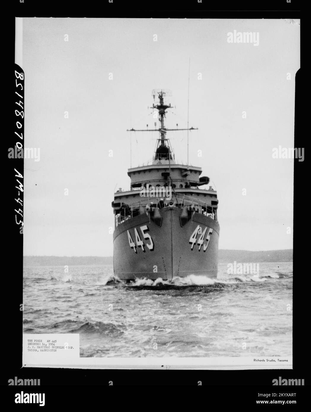 AM-445 Force , navi, Navali, Barche, Storia Navale, Navy Foto Stock