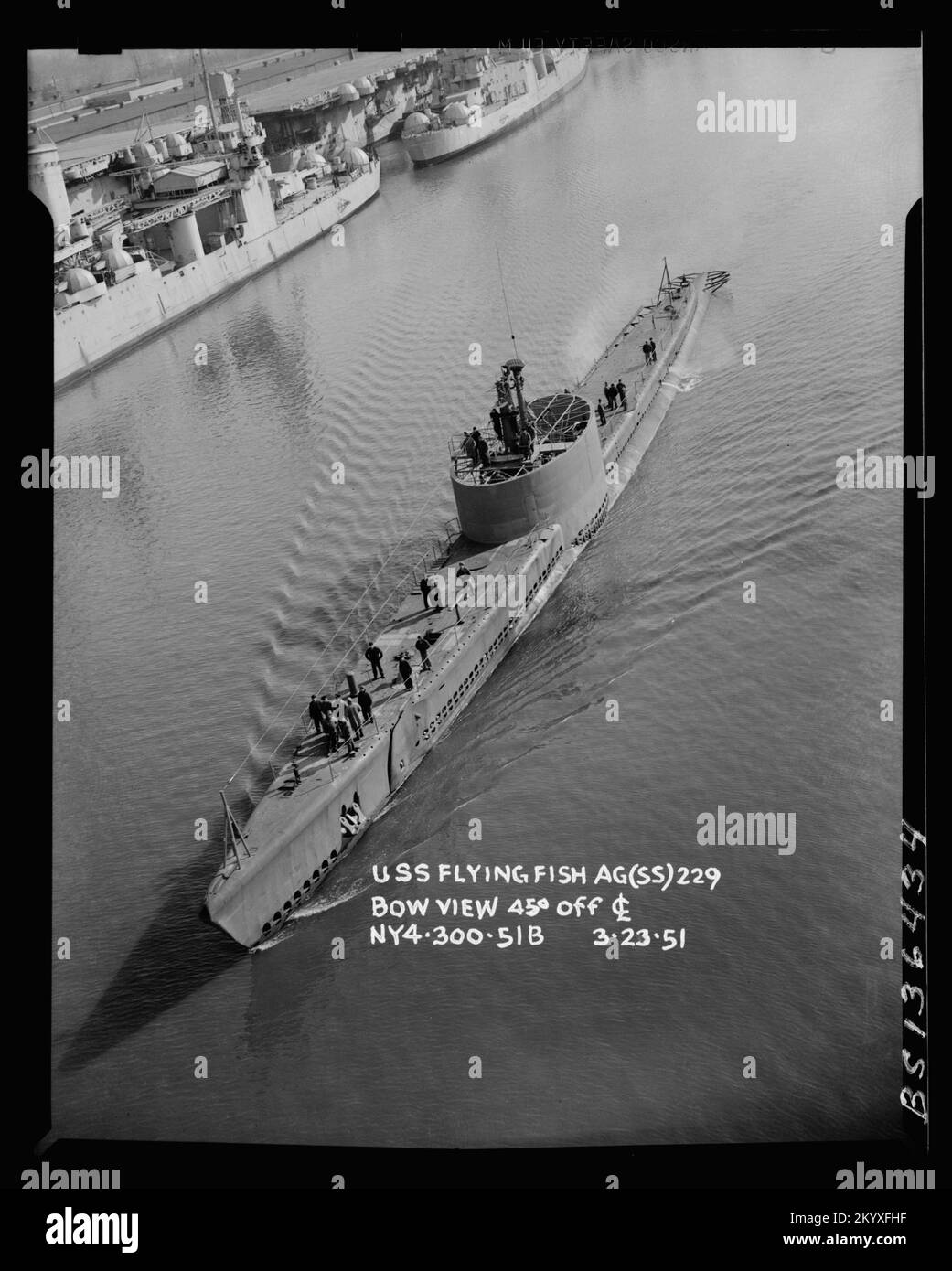 AGSS-229 Flying Fish , navi, navi navali, barche, storia navale, Navy Foto Stock