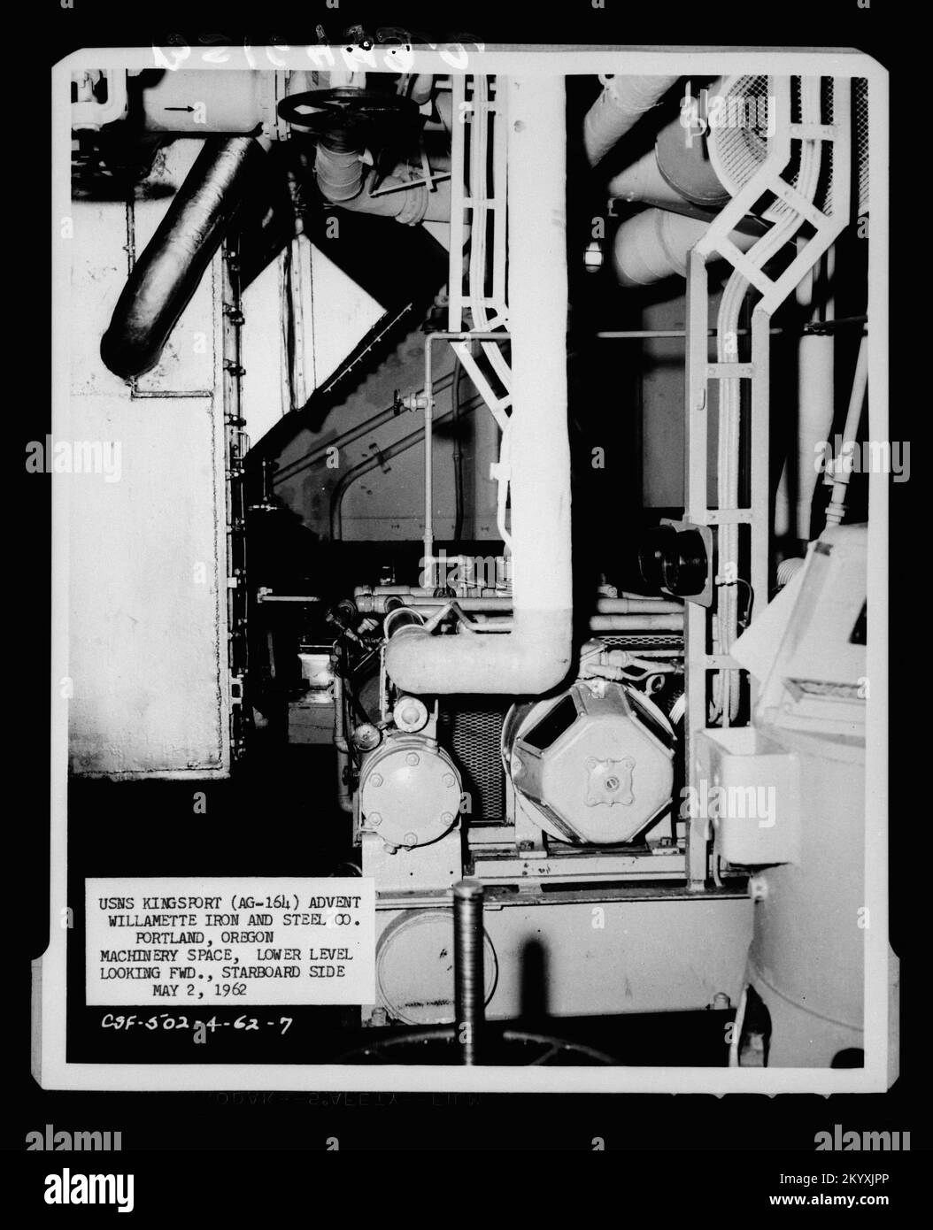 AG-164 USNS Kingsport , navi, Navali, Barche, Storia Navale, Navy Foto Stock