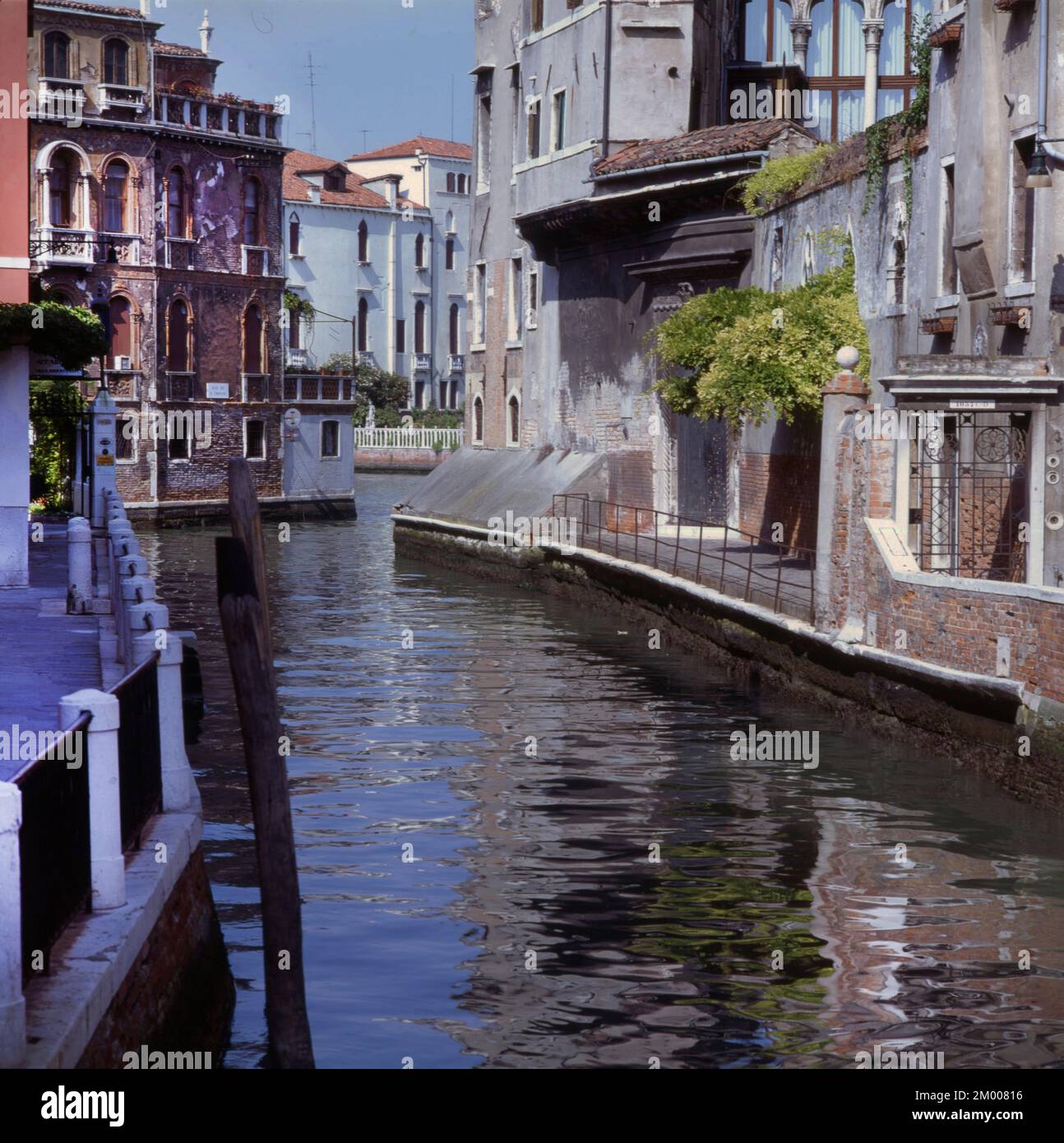 La città delle lagune, qui a Venezia il 21,8.1994, merita sempre una visita Foto Stock