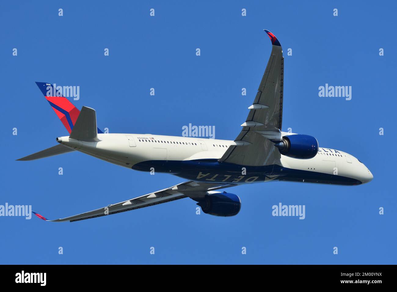 Prefettura di Chiba, Giappone - 05 maggio 2019: Delta Air Lines Airbus A350-900 (N508DN) aereo passeggeri. Foto Stock