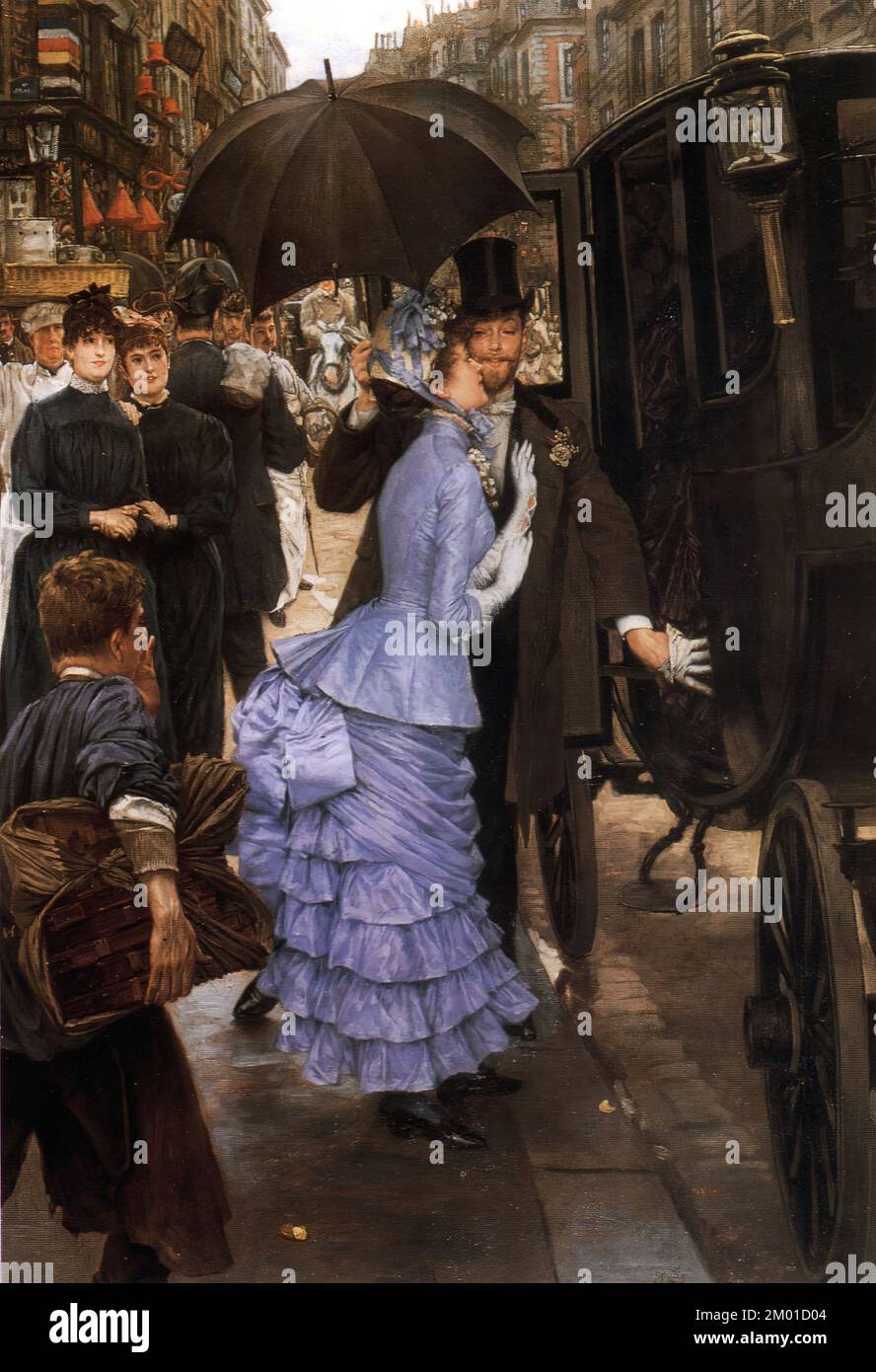 La Bridesmaid, James Tissot (1836-1902) Foto Stock