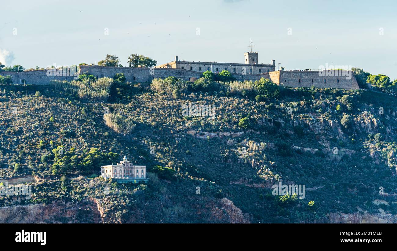 Castello di Montjuic, Barcellona, Spagna, Europa Foto Stock