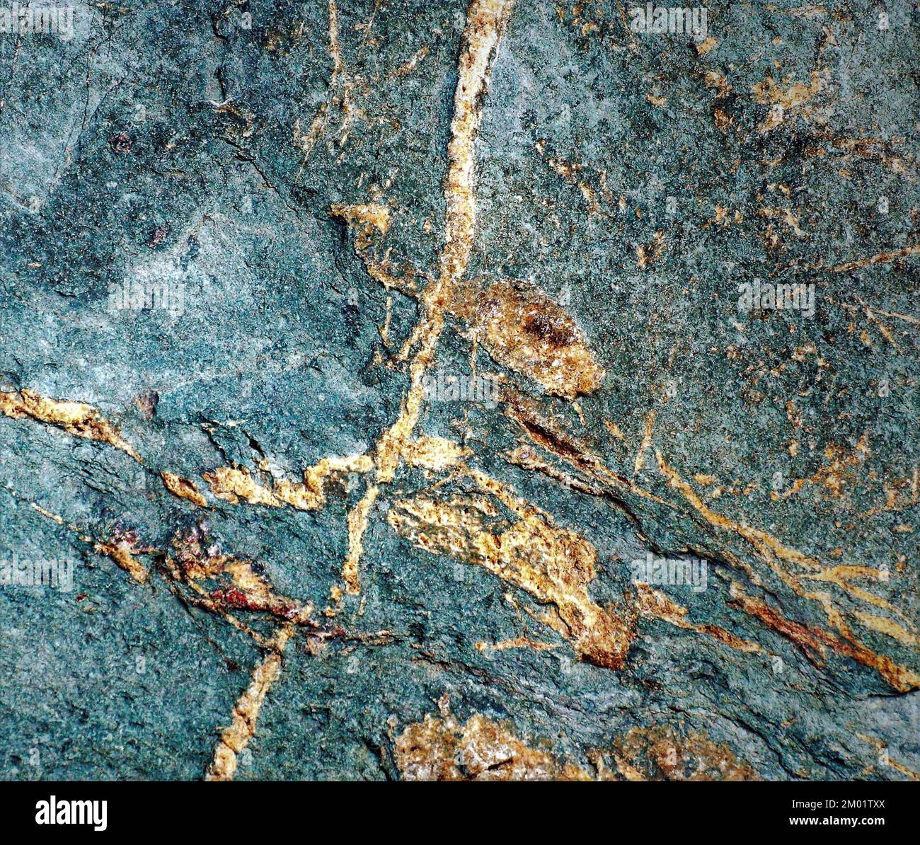 Abstract fotografia a colori della roccia costiere l immagine è un abstract di colore con un vicino impressionismo stile, contenente i modelli di roccia e texture. Foto Stock