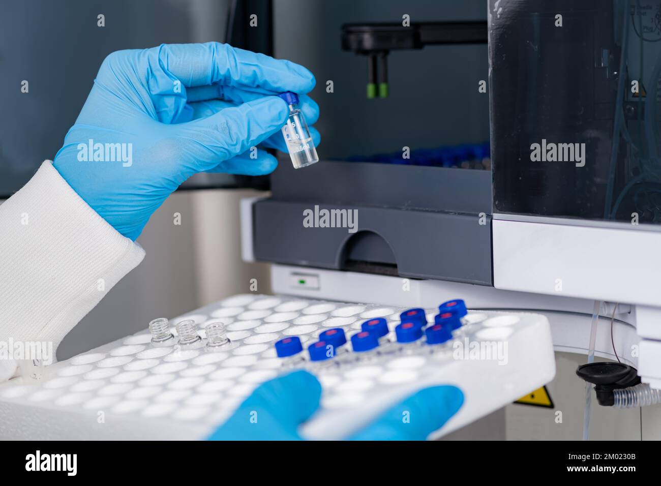 Ricerca di cromatografia liquida Foto Stock