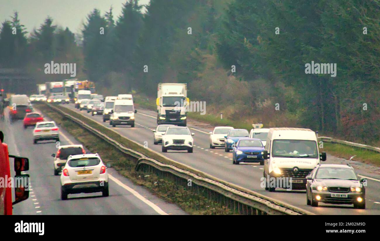 Da Glasgow all'autostrada M8 di Edimburgo Foto Stock