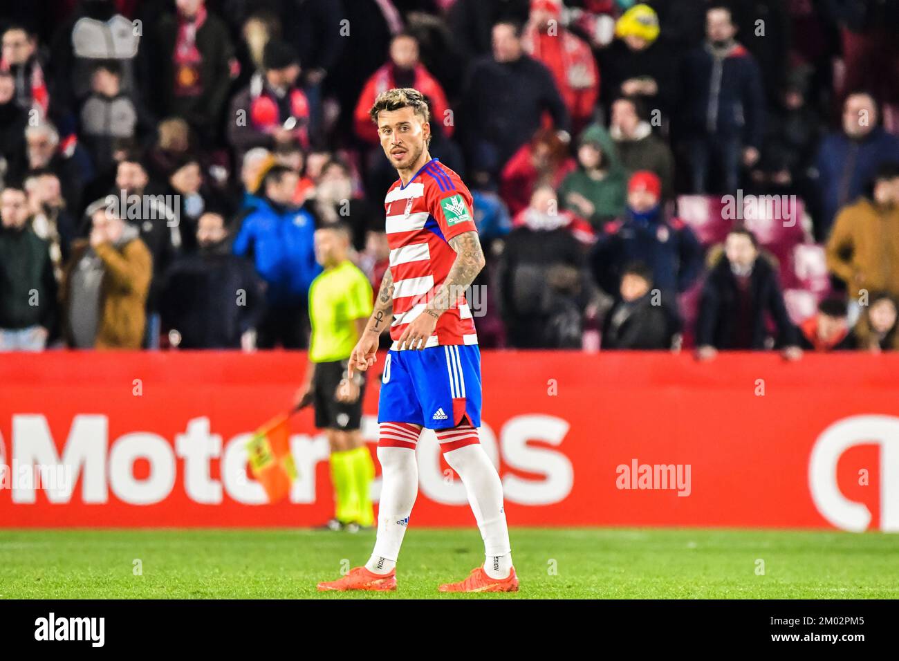 2 dicembre 2022: GRANADA, SPAGNA - 2 DICEMBRE: Ricard SÃ¡nchez di Granada CF Focus durante la partita tra Granada CF e Deportivo Alaves di la Liga Smartbank il 2 dicembre 2022 a Nuevo Los Carmenes a Granada, Spagna. (Credit Image: © Samuel CarreÃ±o/PX Imagens via ZUMA Press Wire) Foto Stock