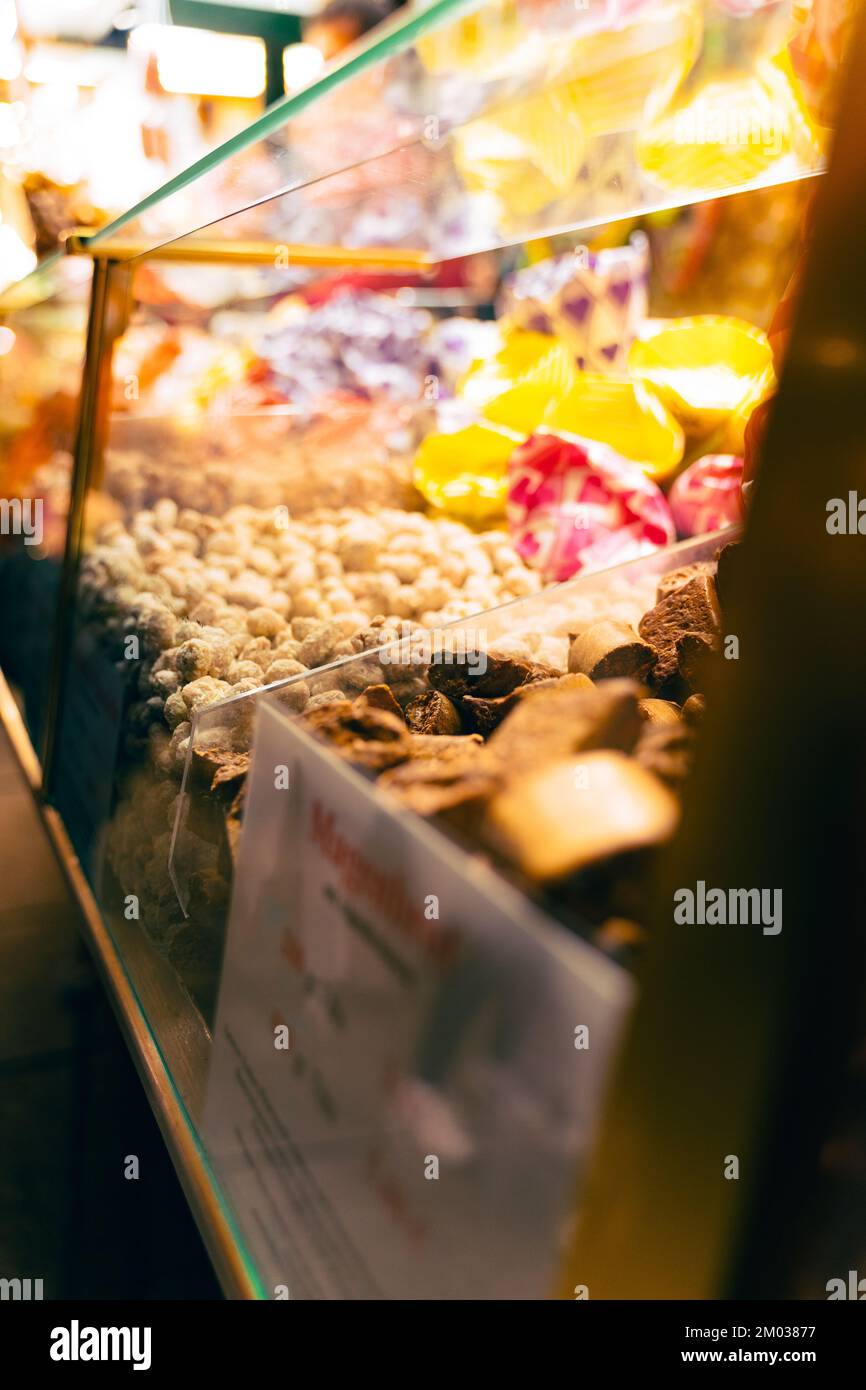 Mercatino di Natale Francoforte sul meno. Foto di alta qualità Foto Stock