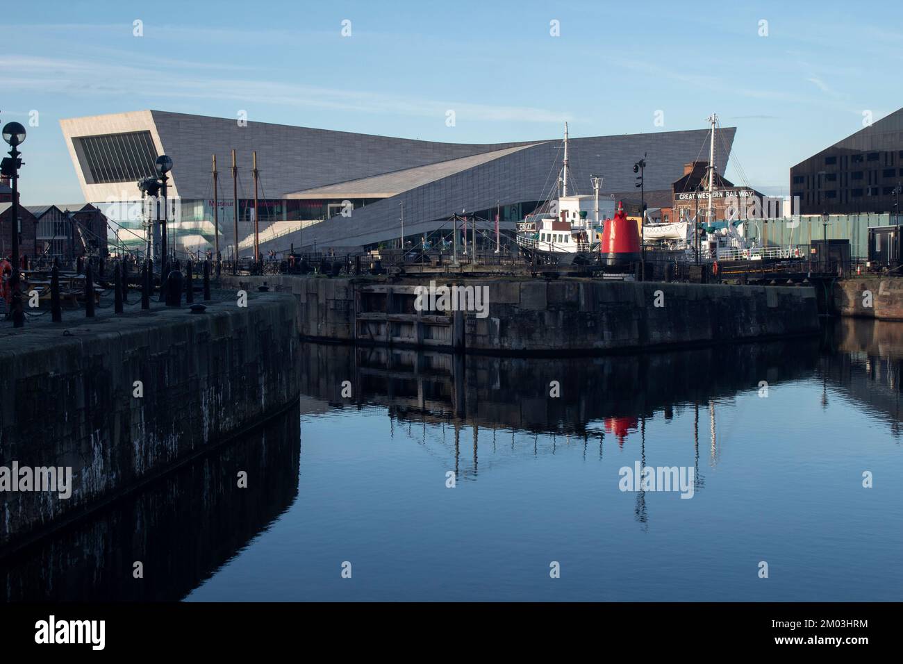 Il Museo di Liverpool nel Royal Albert Dock, Liverpool Docks UK Foto Stock