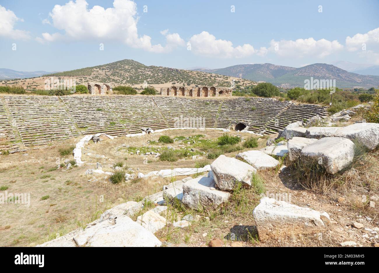 Lo Stadio di Aphrodisias, tra i più grandi del mondo Foto Stock