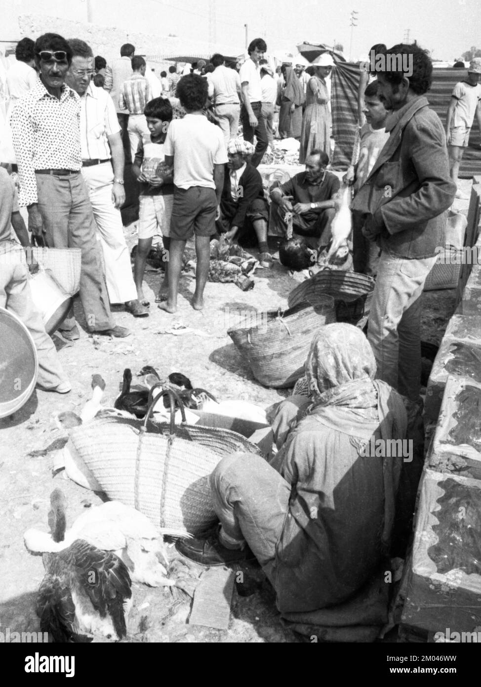 Paese e gente, città vecchia su 05.09.1980 a Sousse, TUN, Tunisia, Africa Foto Stock