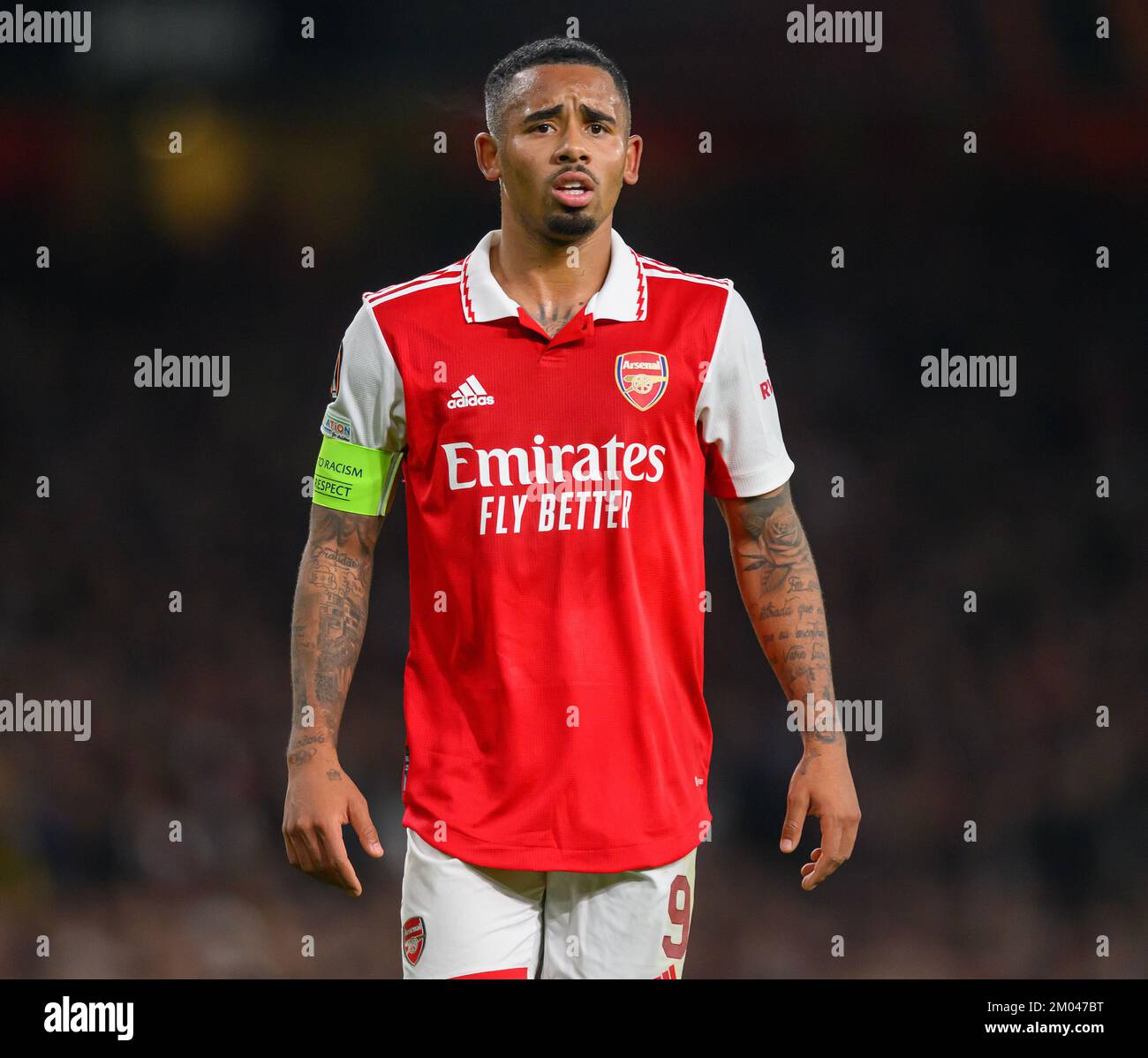 03 Nov 2022 - Arsenal / FC Zurigo - UEFA Europa League - Gruppo A - Emirates Stadium Gabriel Jesus dell'Arsenal durante la partita contro il FC Zurigo immagine : Mark Pain / Alamy Foto Stock