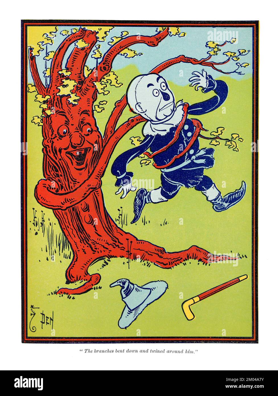 Wizard of Oz di L Frank Baum, 1900 - illustrazione ad alta risoluzione di William Wallace Denslow. Ottimizzato digitalmente.20 Foto Stock