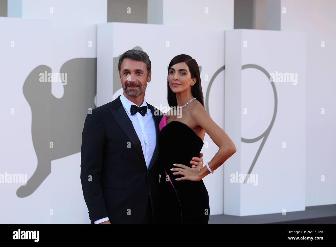 Rocío Muñoz Morales Raul Bova Venezia 79 lido di Venezia settembre 2022 Foto Stock