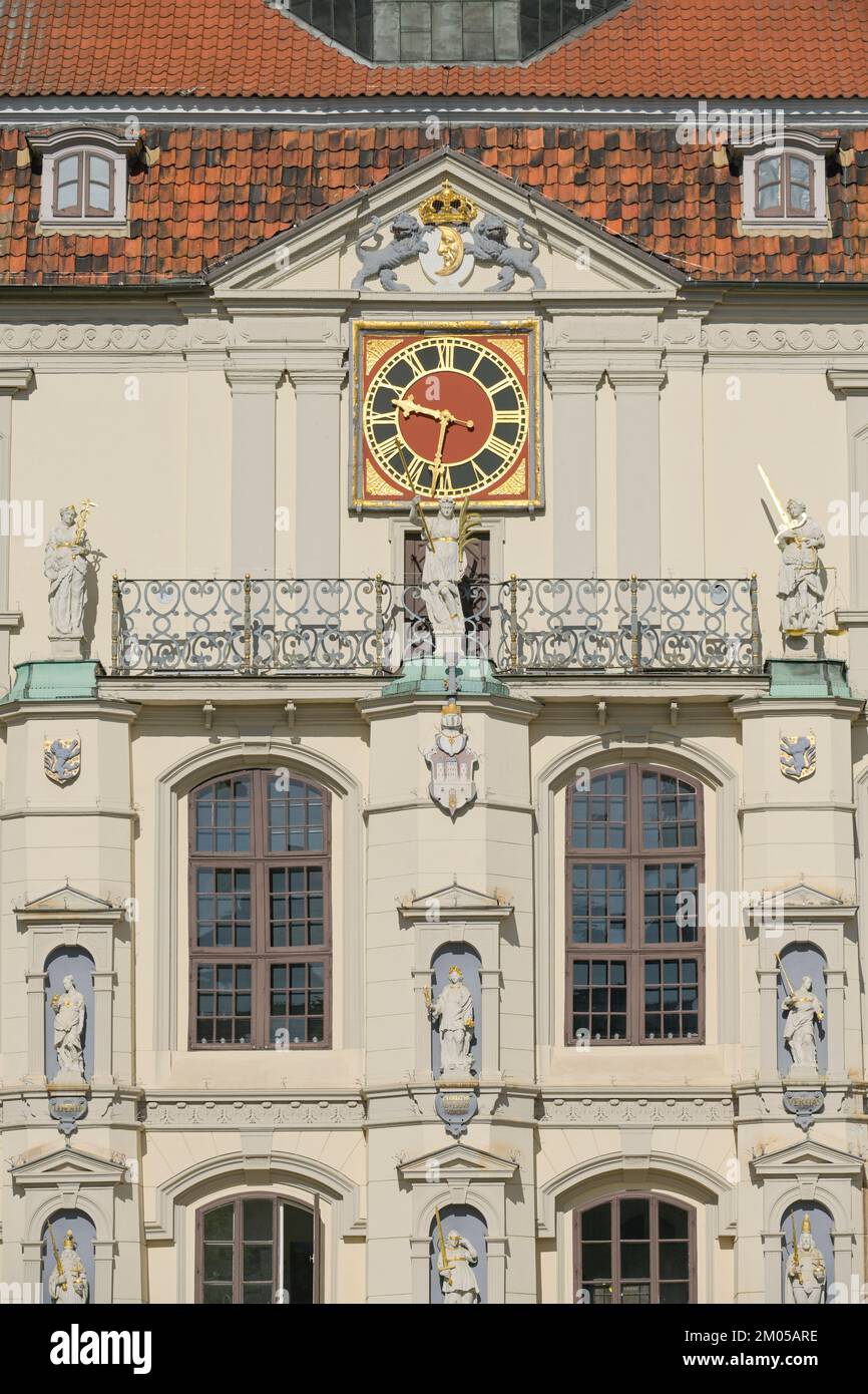 Altes Rathaus, Marktplatz, Lüneburg, Niedersachsen, Deutschland Foto Stock