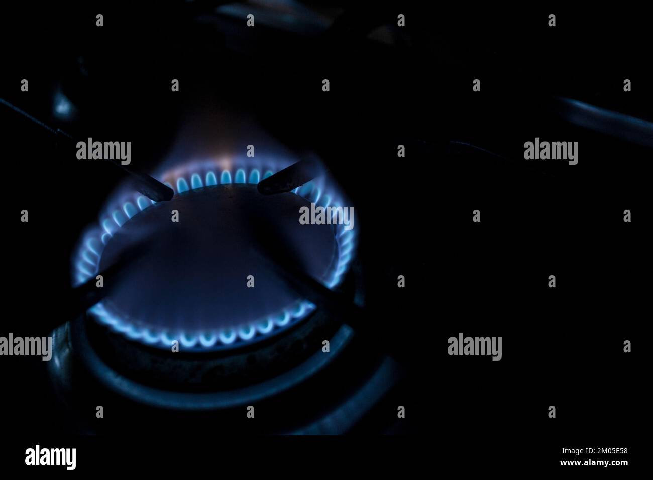 Le scorte nazionali di gas per uso domestico e industriale sono oggi il tema principale Foto Stock
