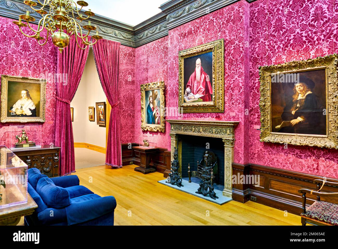 New York. Manhattan. Stati Uniti. Il Metropolitan Museum of Art The Robert Lehman Collection Foto Stock