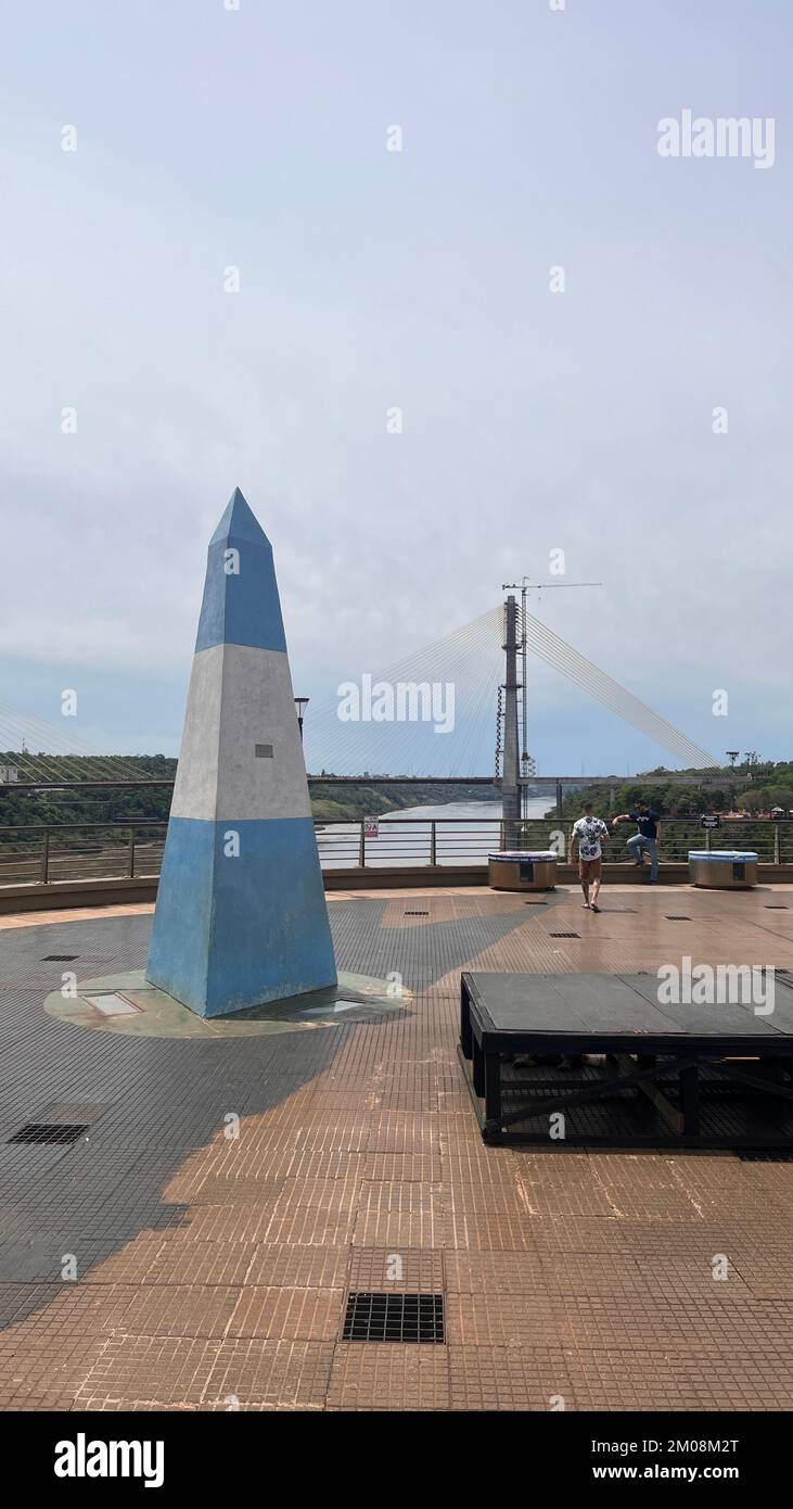 Las Tres Fronteras, Puerto Iguazu, Argentina Foto Stock