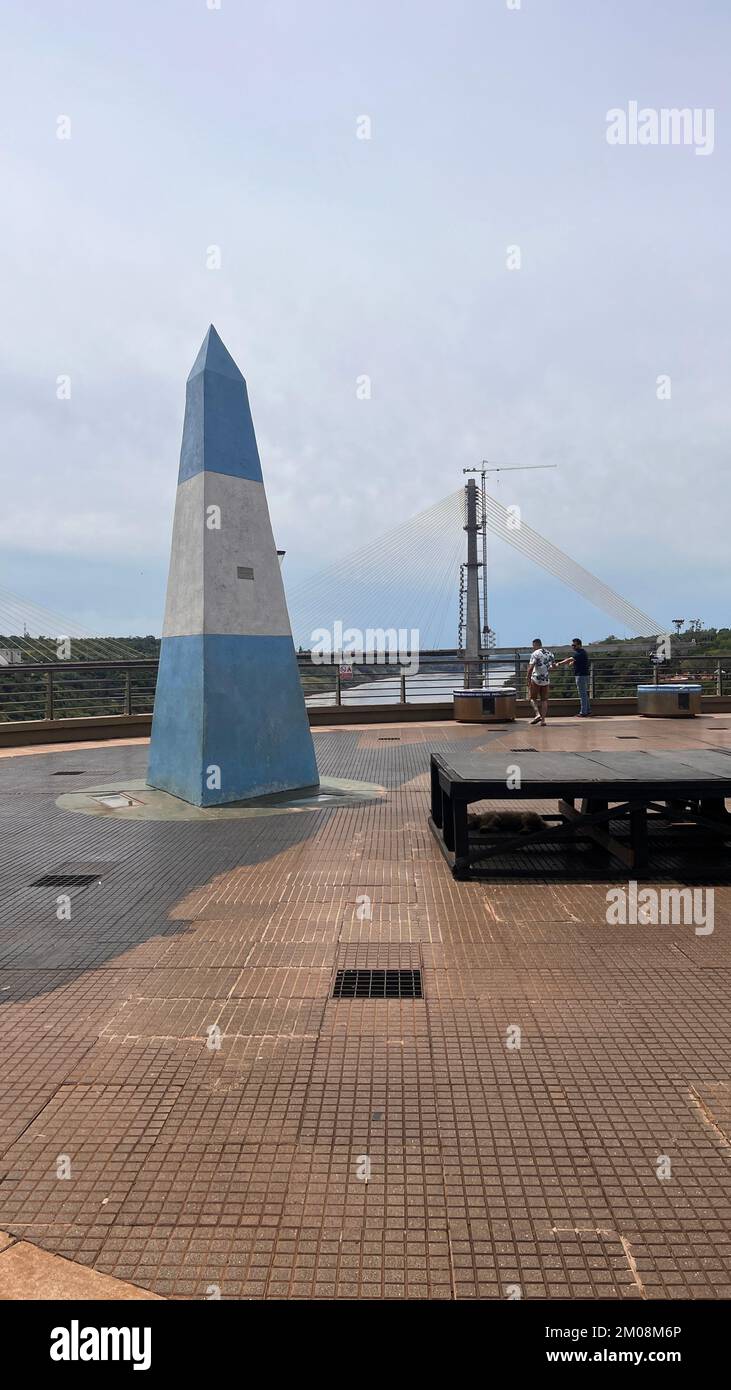 Las Tres Fronteras, Puerto Iguazu, Argentina Foto Stock