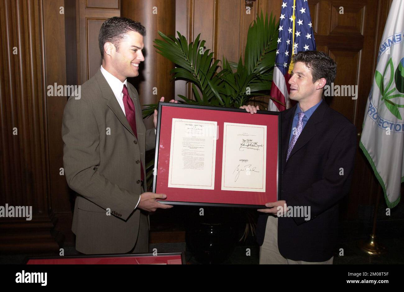 L'amministratore Christine Todd Whitman presenta Brownfield Awards , Agenzia per la protezione ambientale Foto Stock