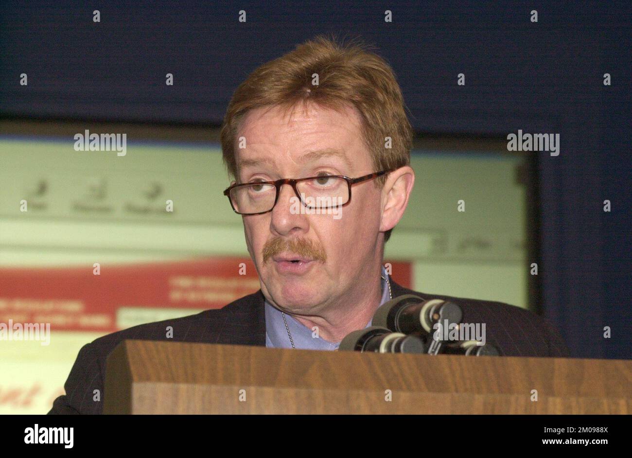 Vice Amministratore Linda Fisher a e-Gov Presentation , Environmental Protection Agency Foto Stock