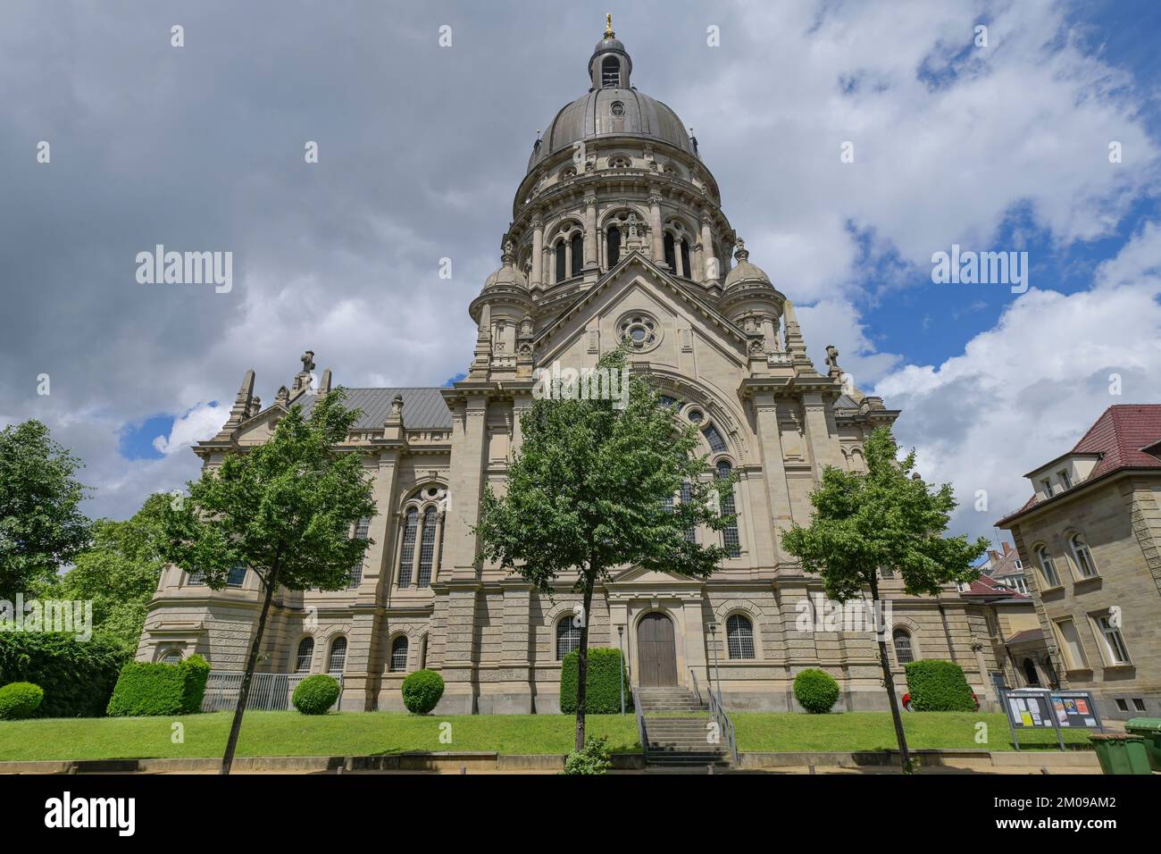 Christuskirche, Kaiserstraße, Neustadt, Magonza, Rheinland-Pfalz, Germania Foto Stock
