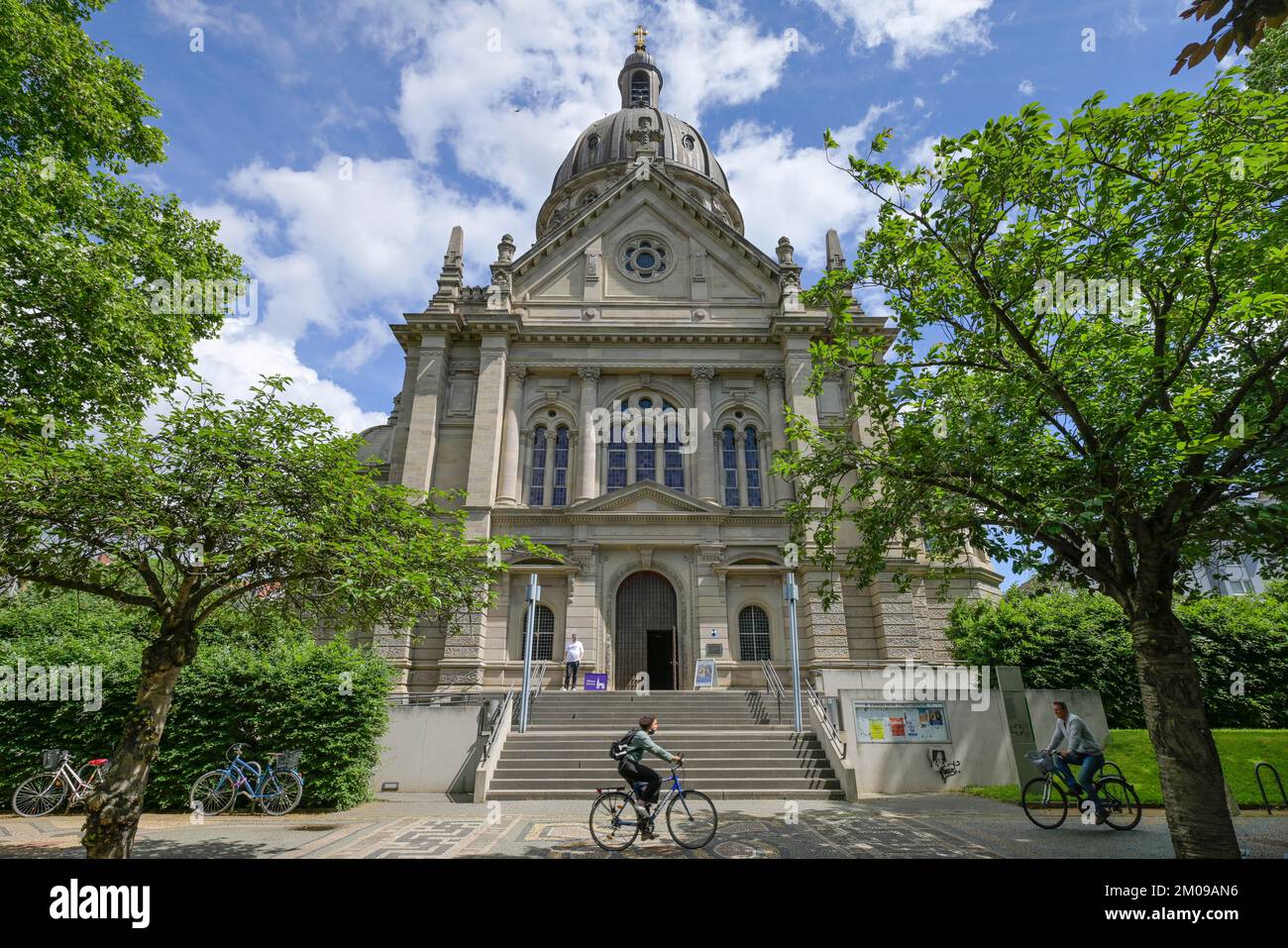 Christuskirche, Kaiserstraße, Neustadt, Magonza, Rheinland-Pfalz, Germania Foto Stock