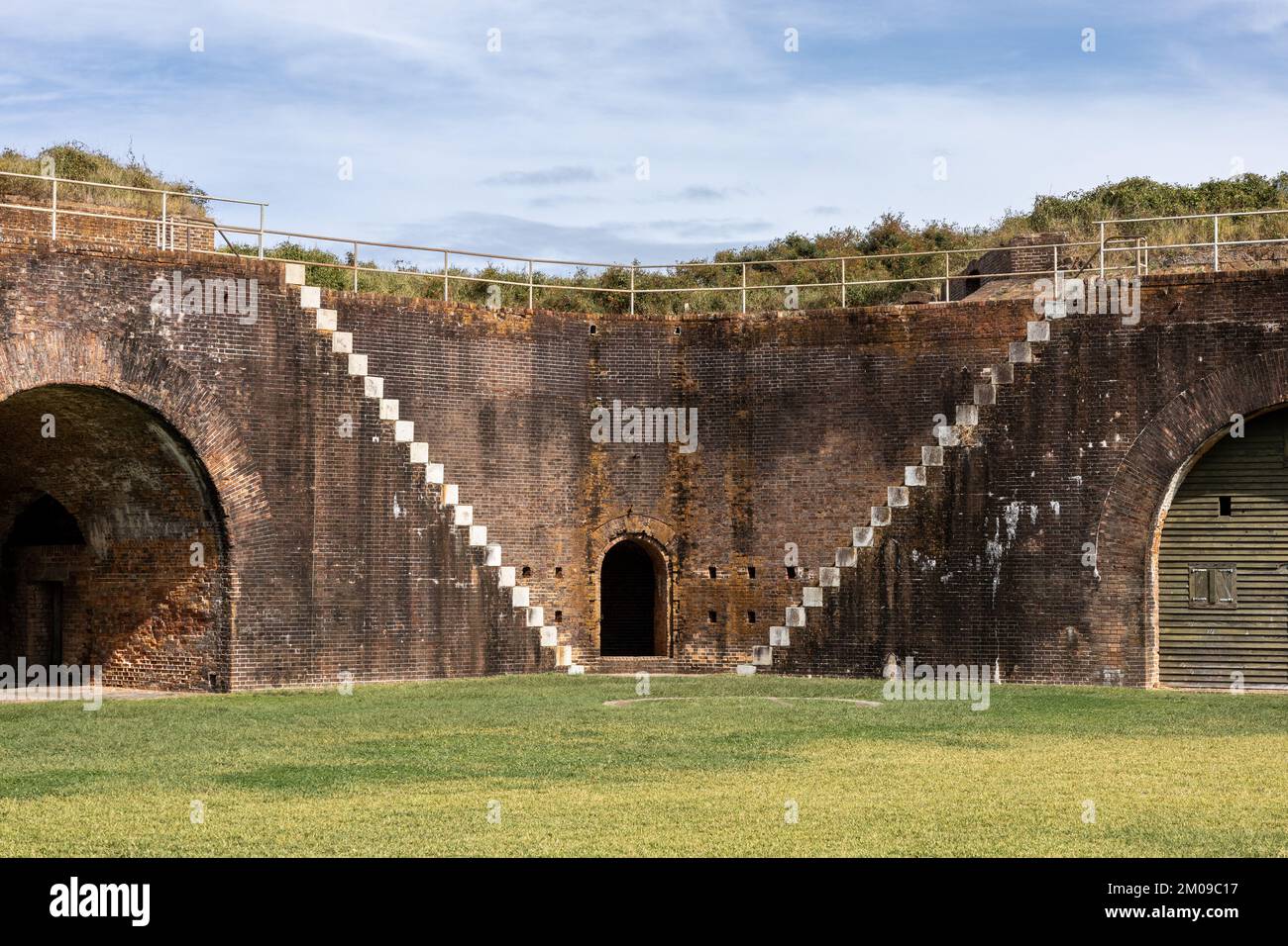 Fort Morgan Baldwin County Gulf Shores Alabama Stati Uniti Una proprietà storica dell'Alabama Historical Commission costruita nel 1813 su Mobile Point Foto Stock