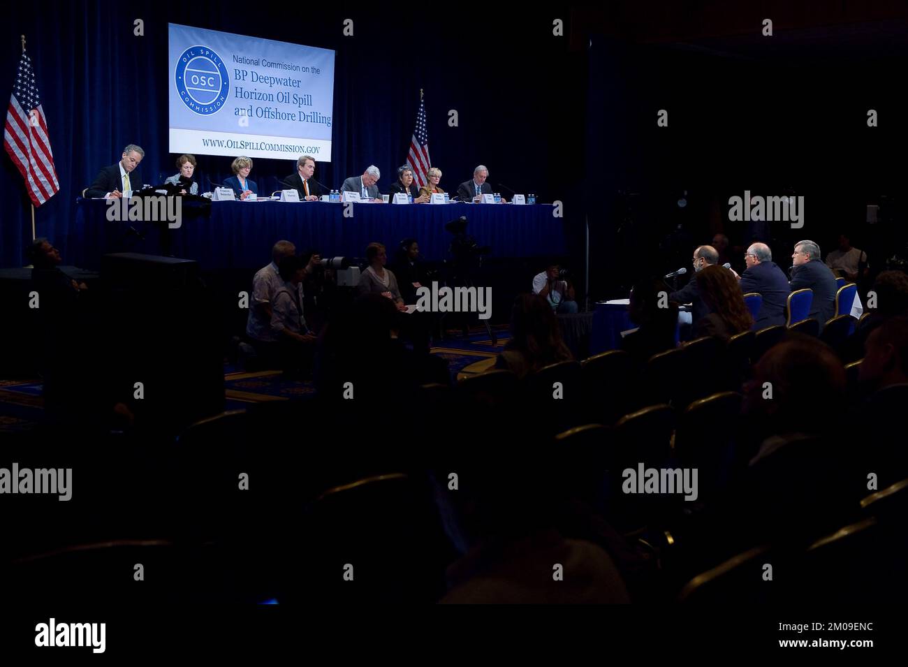 Ufficio dell'Amministratore (Lisa P. Jackson) - la testimonianza di Lisa Jackson davanti alla Commissione Nazionale sulla BP Deepwater Horizon Oil Spill and Offshore Drilling. Commissione per le fuoriuscite di petrolio (OSC) , Agenzia per la protezione dell'ambiente Foto Stock