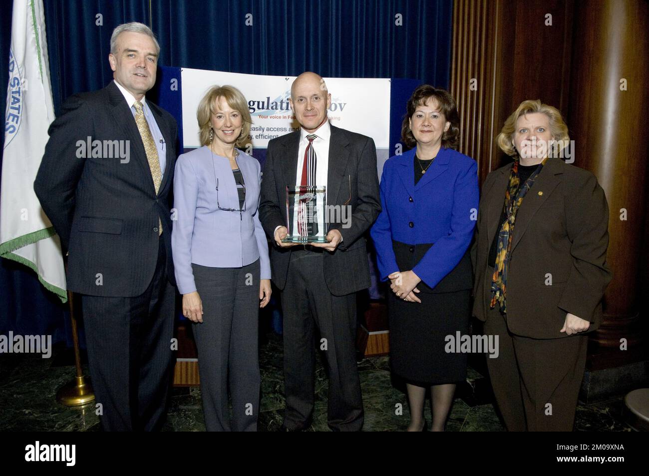 Ufficio informazioni ambientali - eRulemaking. Regolamentazioni.Gov 5th° anniversario Celebrazione e riconoscimento Partner Agency , Environmental Protection Agency Foto Stock