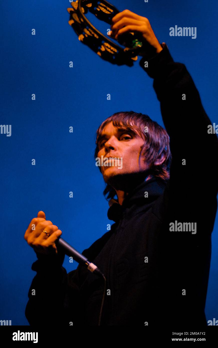 Ian Brown, V2008, Hylands Park, Chelmsford, Essex, Regno Unito - 16 agosto 2008 Foto Stock