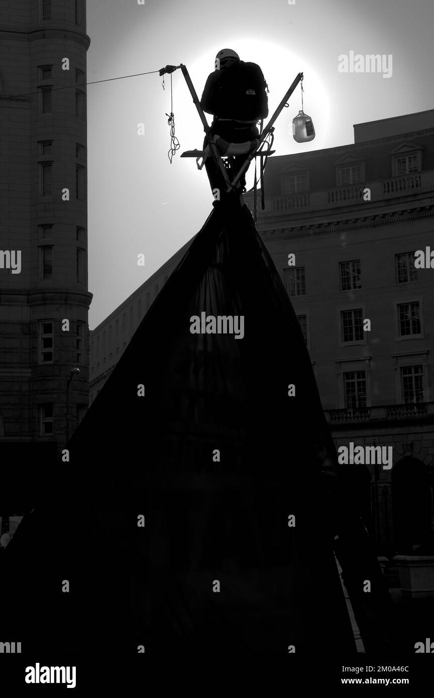 Ufficio delle operazioni e servizi multimediali - manifestanti - impegno a porre fine alla rimozione della cima di montagna estrazione del carbone , Agenzia per la protezione ambientale Foto Stock