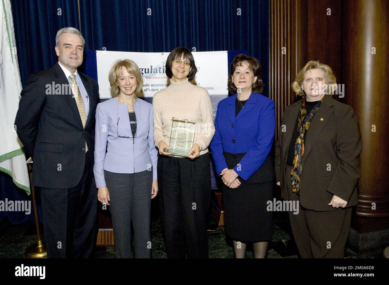 Ufficio informazioni ambientali - eRulemaking. Regolamentazioni.Gov 5th° anniversario Celebrazione e riconoscimento Partner Agency , Environmental Protection Agency Foto Stock