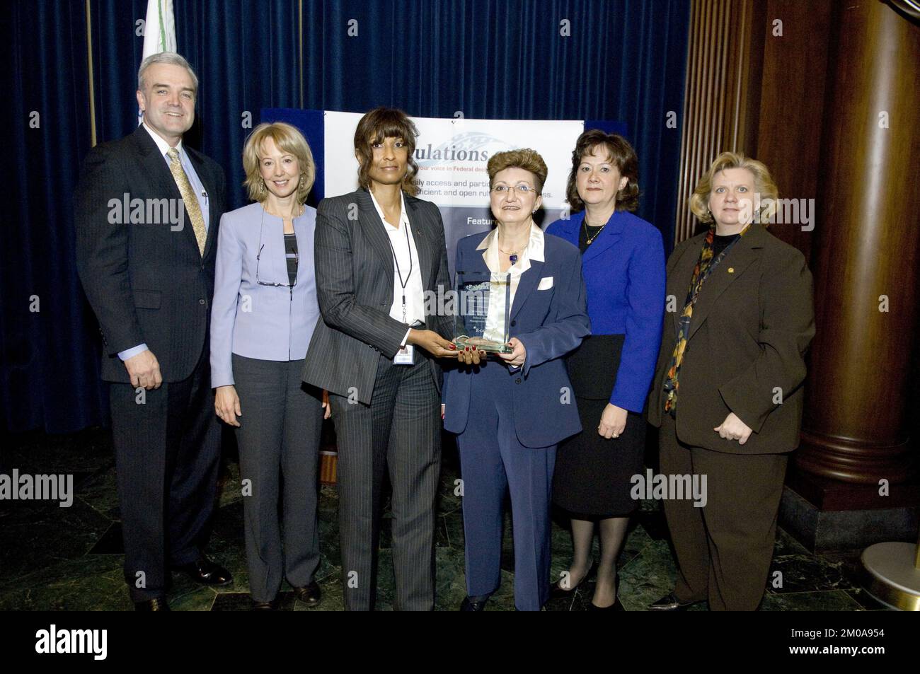 Ufficio informazioni ambientali - eRulemaking. Regolamentazioni.Gov 5th° anniversario Celebrazione e riconoscimento Partner Agency , Environmental Protection Agency Foto Stock